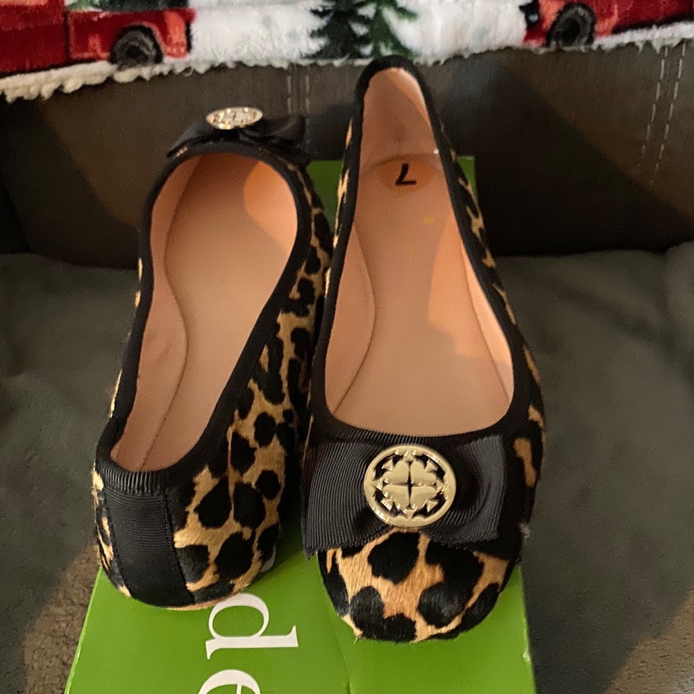 Kate Spade Leopard Flats